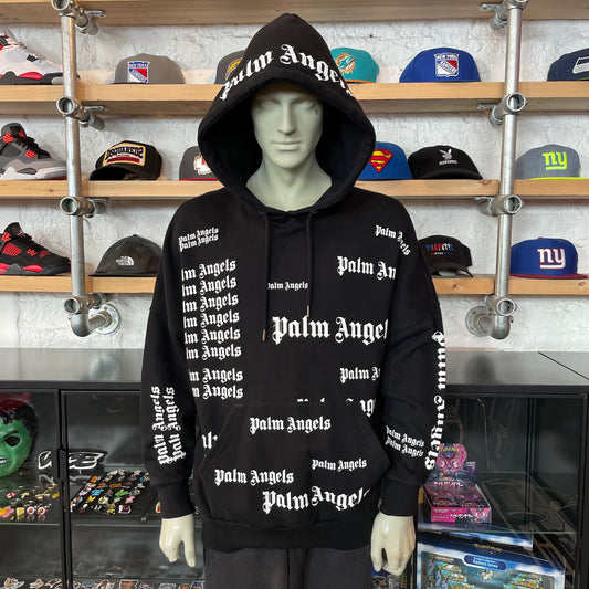 Palm Angels All Over Print Hoodie