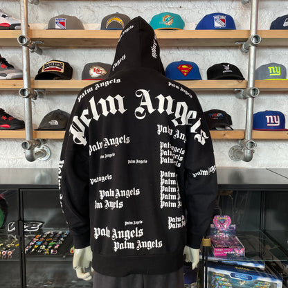 Palm Angels All Over Print Hoodie