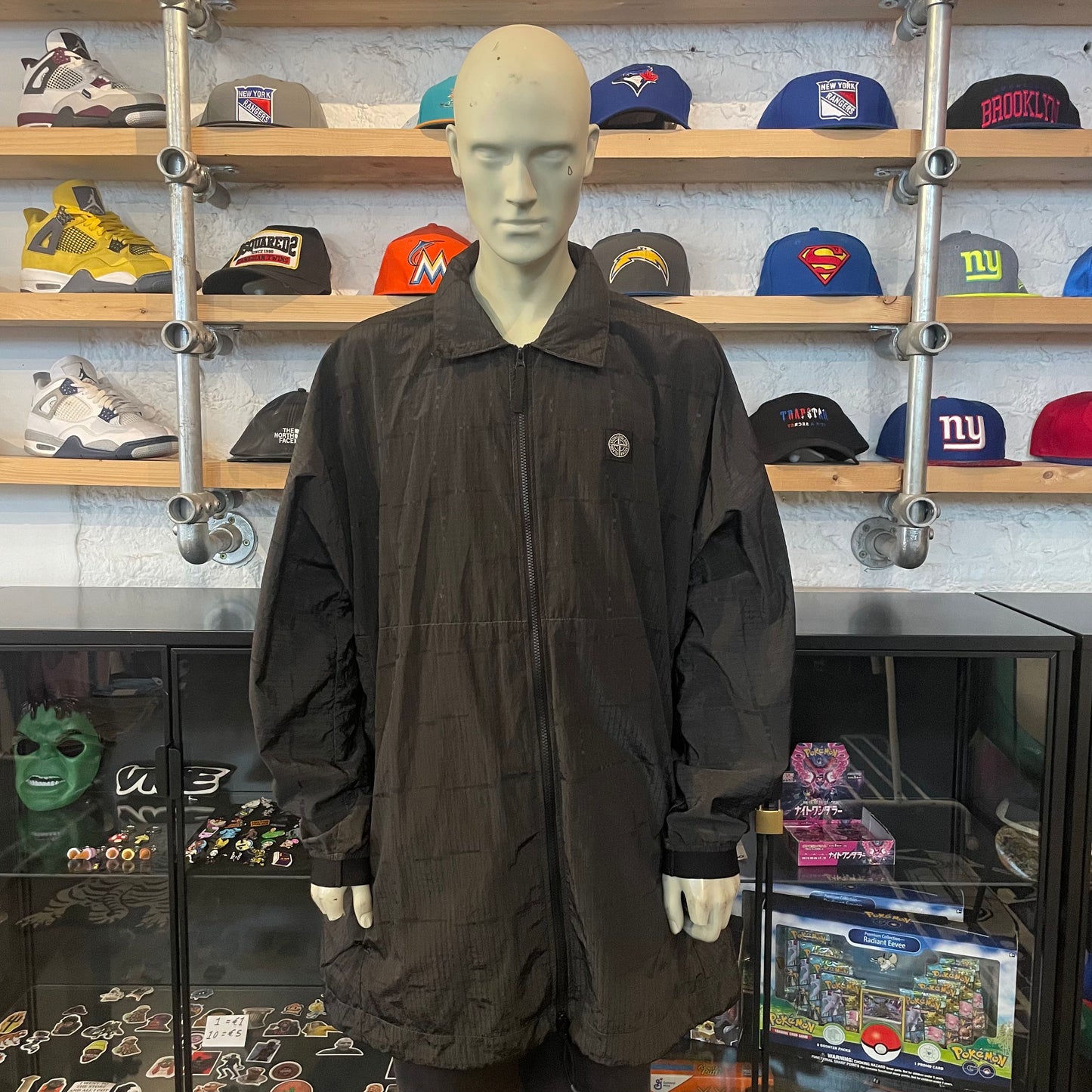 Stone Island Trench Coat Black