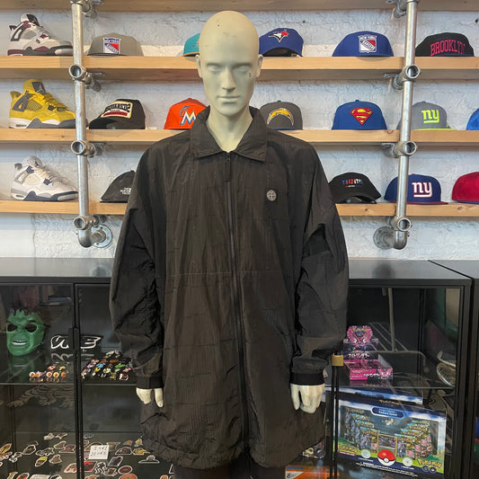 Stone Island Trench Coat Black