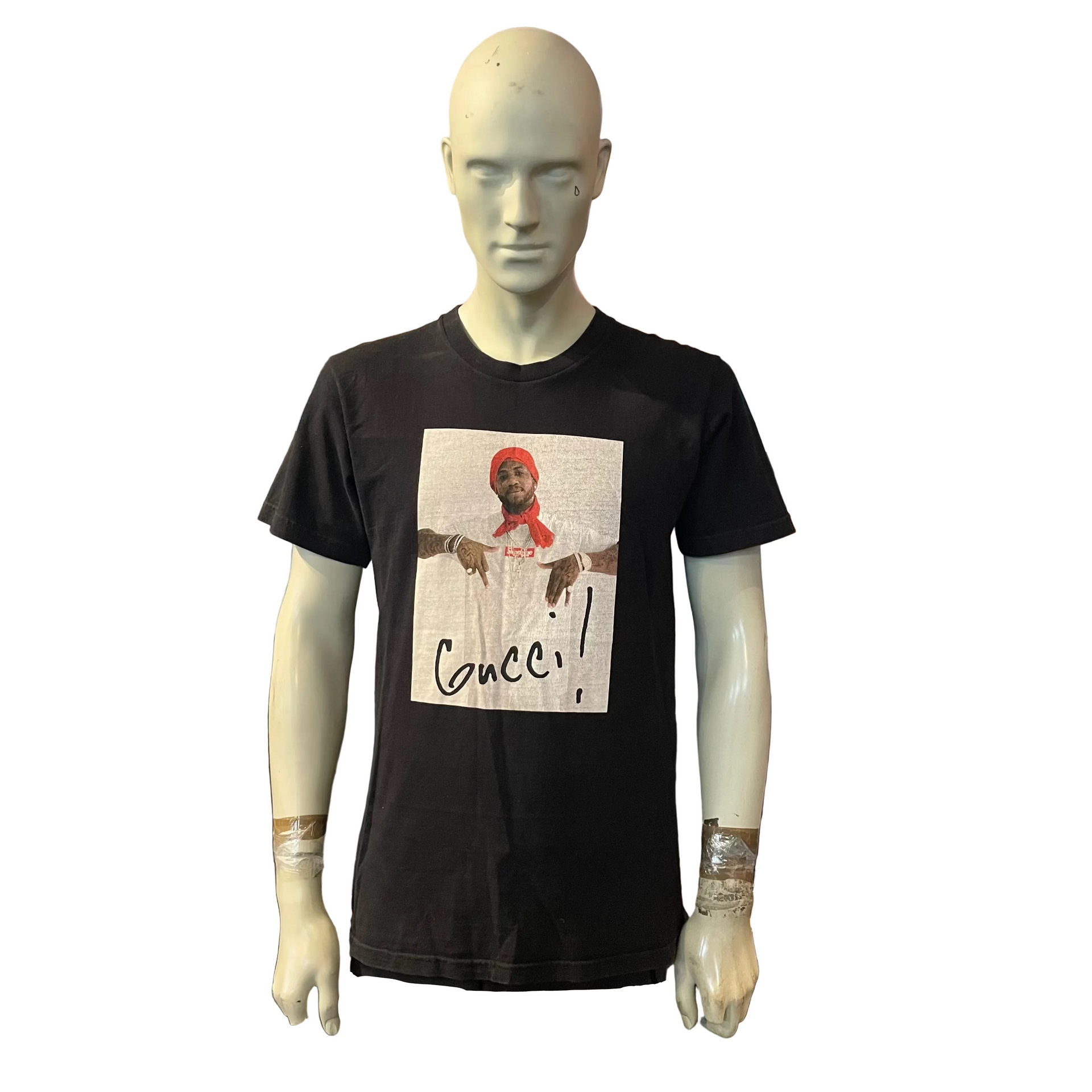 Supreme X Gucci Mane Tee Black – SaintStreetSneakers