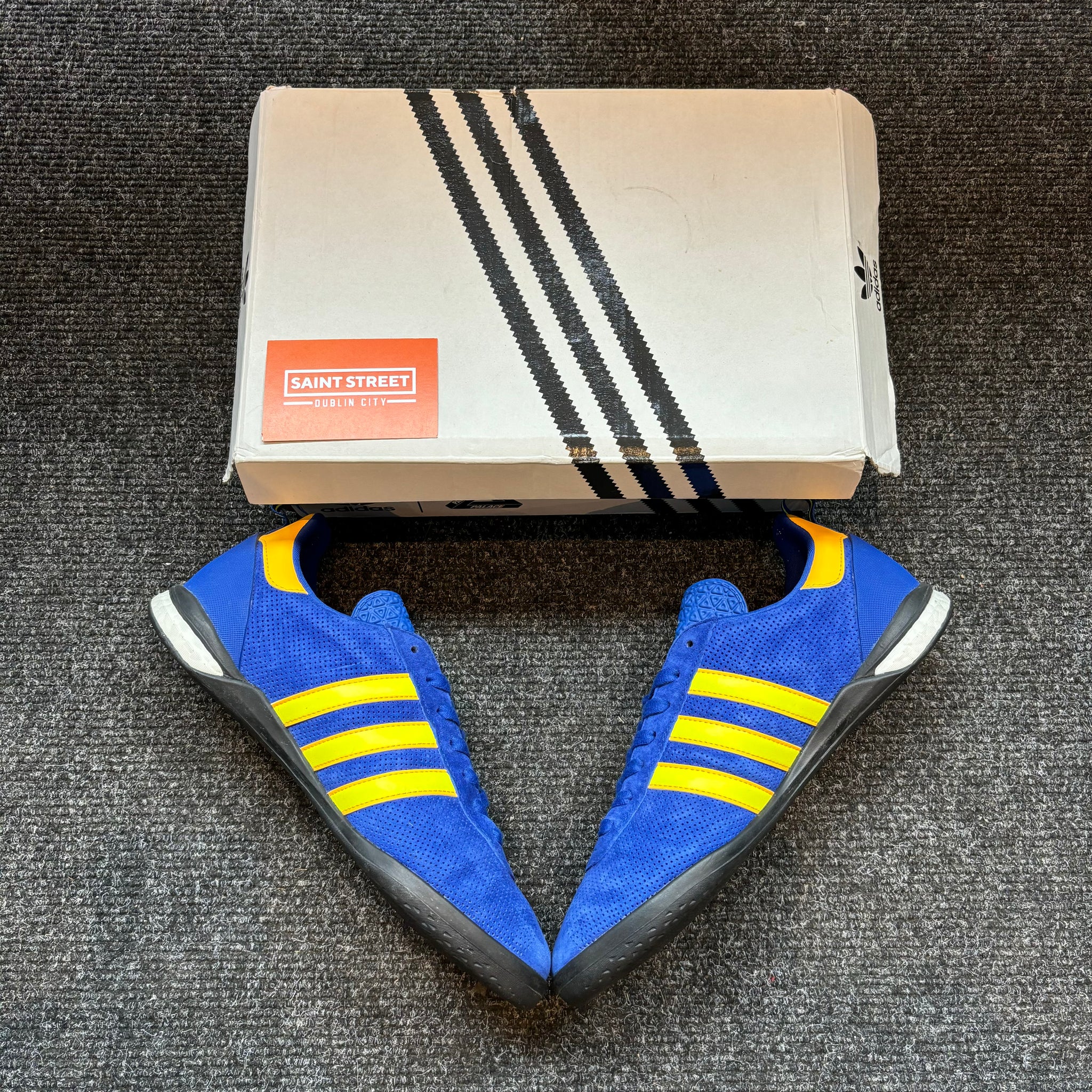 Adidas X Palace Gazelle Indoor Blue SaintStreetSneakers