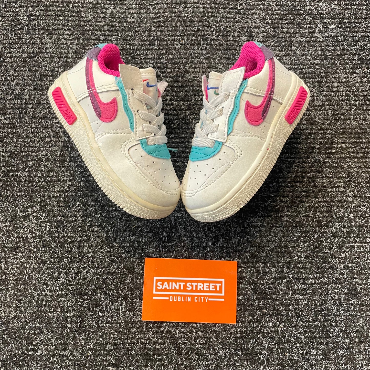 Nike AF1 Low White/Pink (TD)