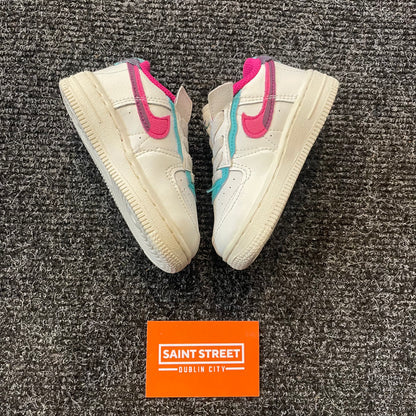 Nike AF1 Low White/Pink (TD)