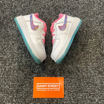 Nike AF1 Low White/Pink (TD)