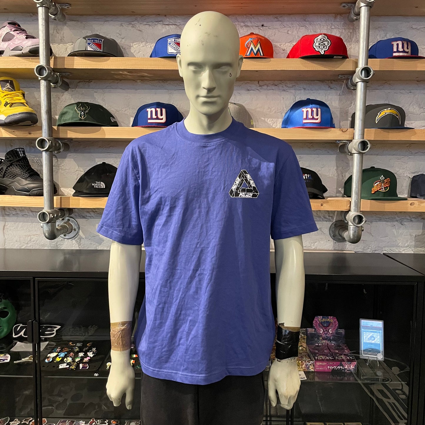 Palace Tri Ripped Tee Blue