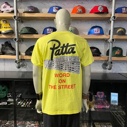 Patta Word On The Street Tee Yellow