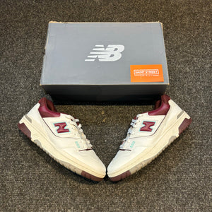 New Balance 550 Burgundy Cyan SaintStreetSneakers
