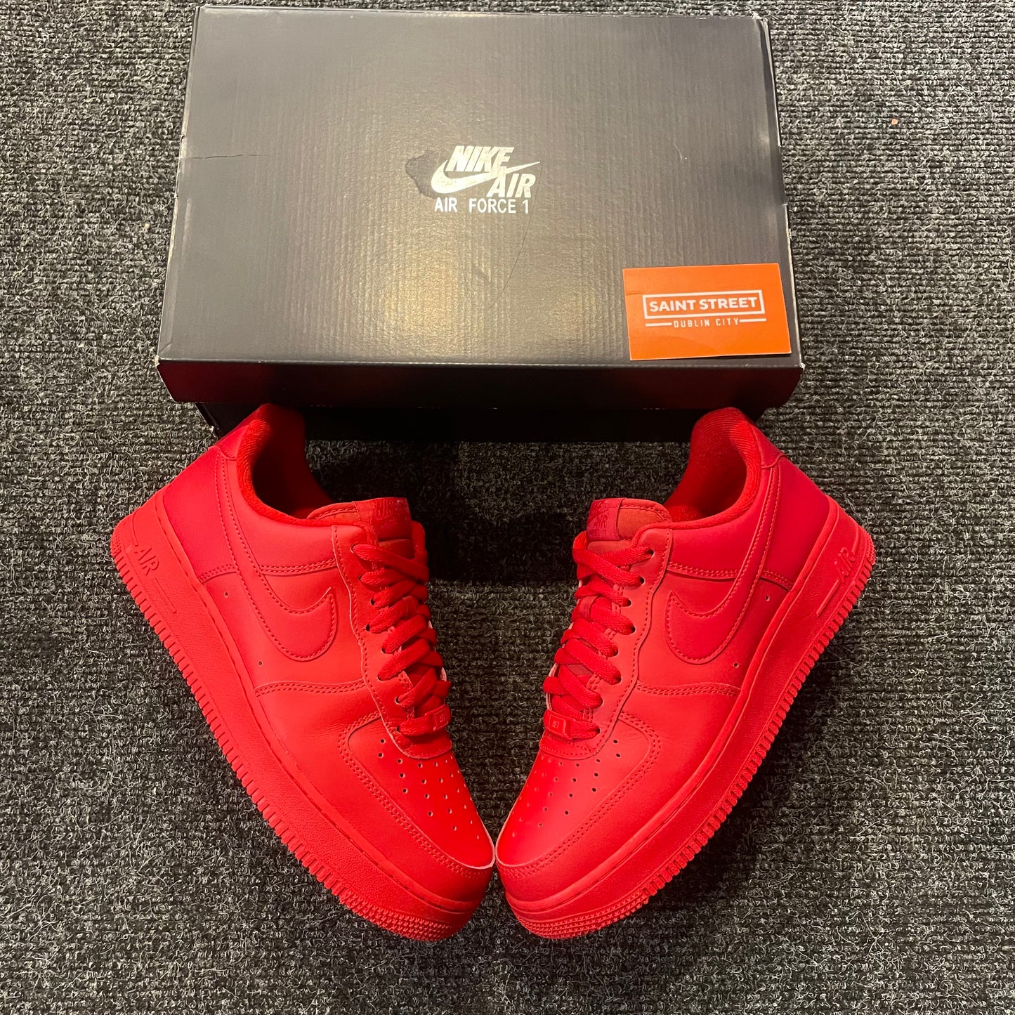 Nike AF1 Low Triple Red