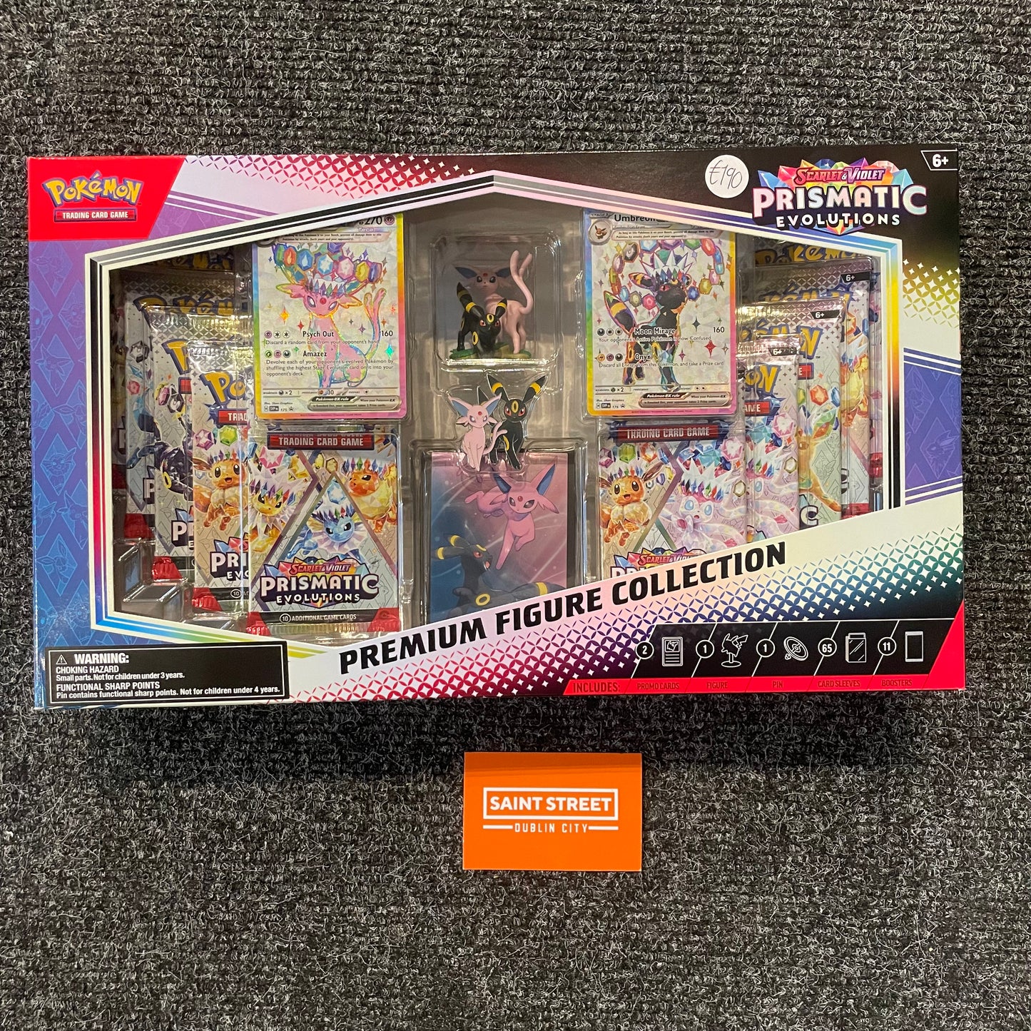 Pokémon Prismatic Evolutions Premium Figure Collection Box