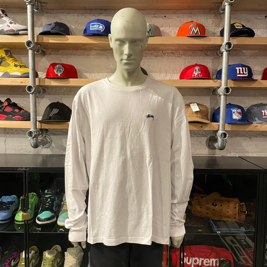 Stussy LS Tee White