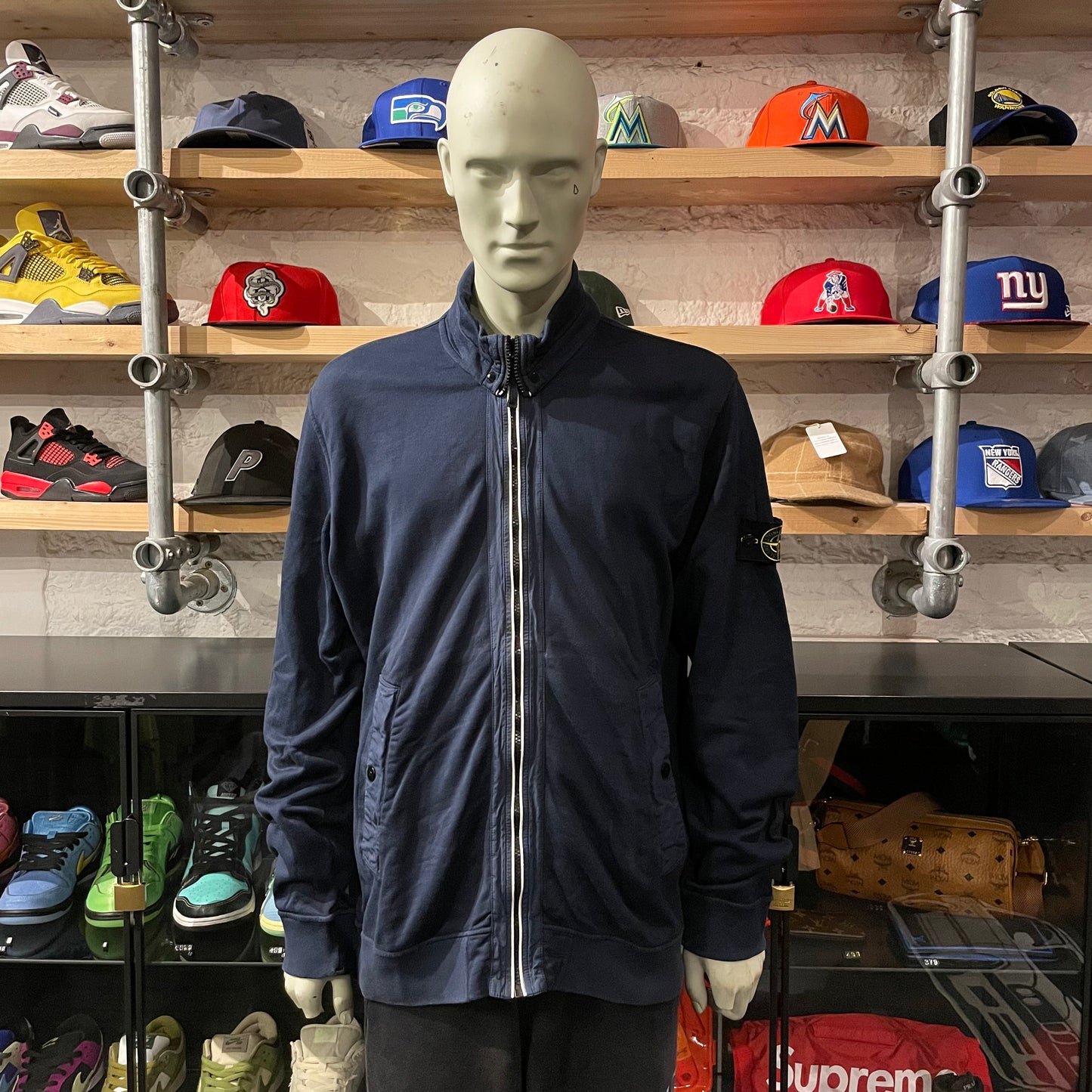 Stone Island Navy Zip Up