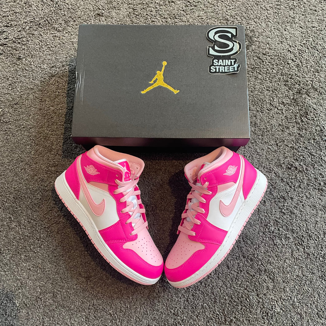 Jordan 1 2025 mid hyper pink