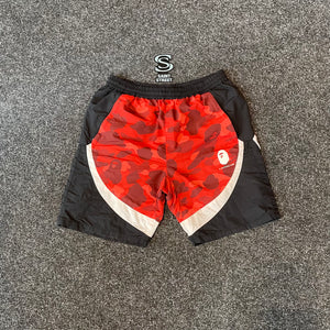 Bape 'Warm Up' Shorts Red Camo (Online Only)
