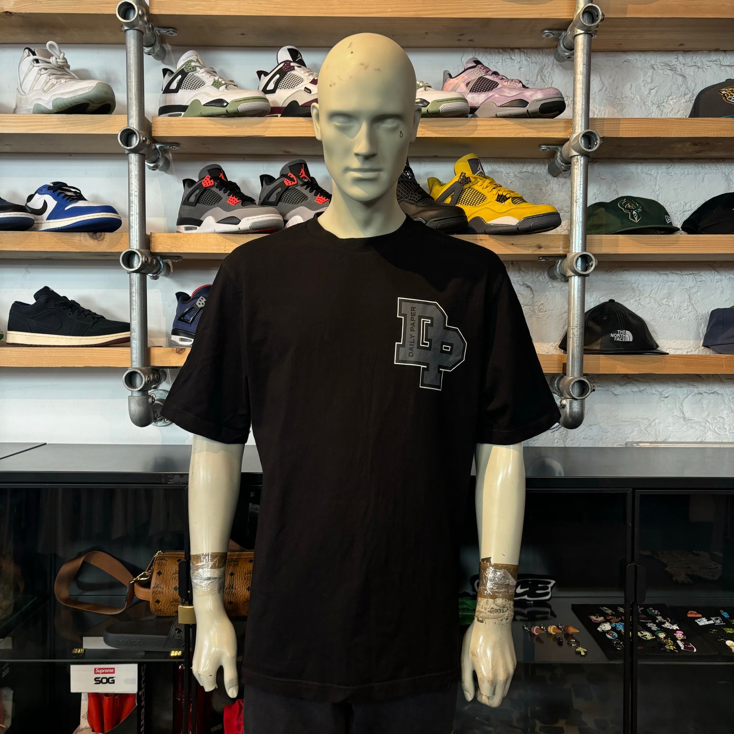 Daily Paper Block Logo Tee Black