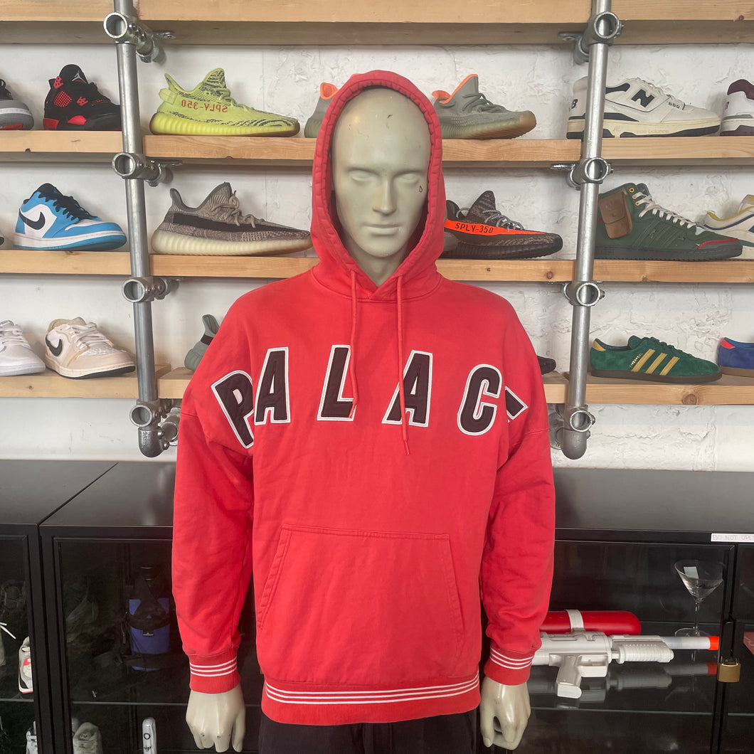 Palace hoodie red shop