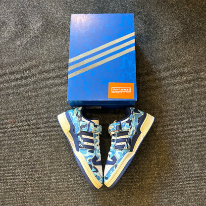 Adidas X Bape Fourm Low Blue