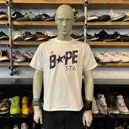 Bape 'Tartan Sta' Tee