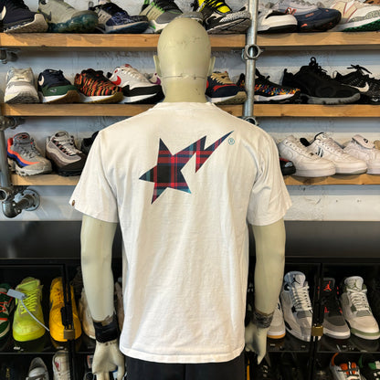Bape 'Tartan Sta' Tee