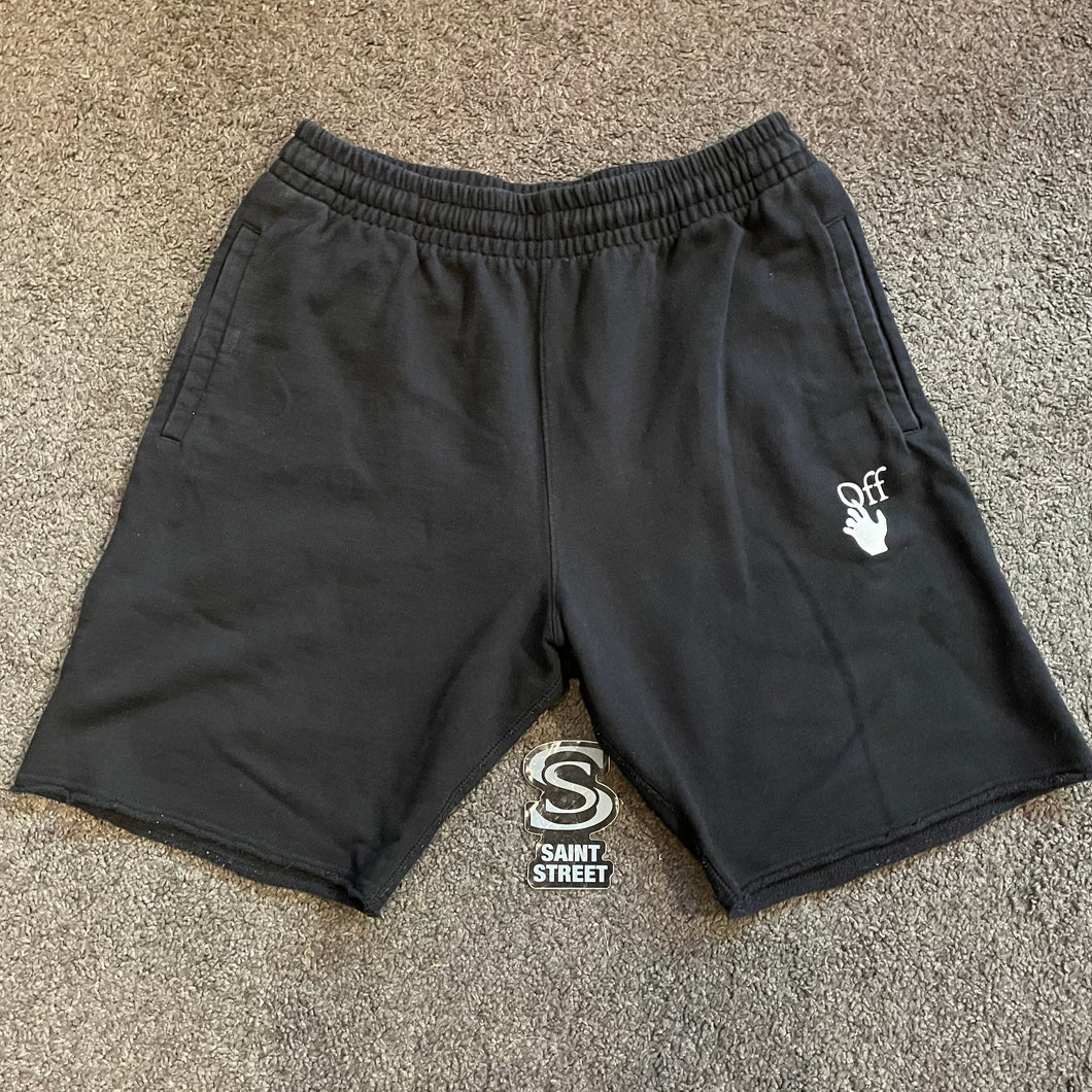 Off White Tape Shorts (Online Only)