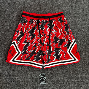 Jordan Diamond Shorts X Breakfast Club 'Red/Black'