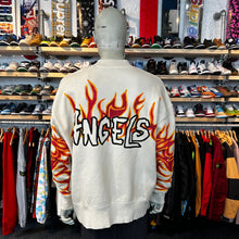 Load image into Gallery viewer, Palm Angels &#39;Graffiti Flames&#39; Crewneck
