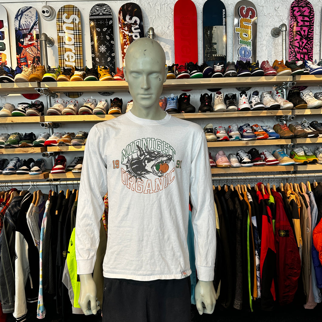 Larry June 'Midnight Organic' White Longsleeve