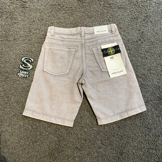 Stone Island Junior Denim Shorts