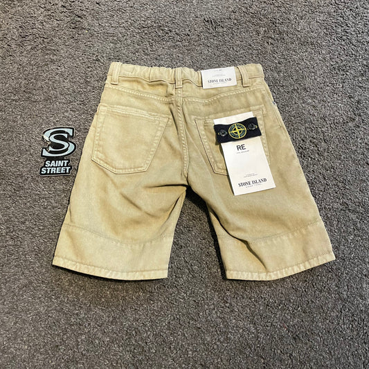 Stone Island Junior Denim Shorts