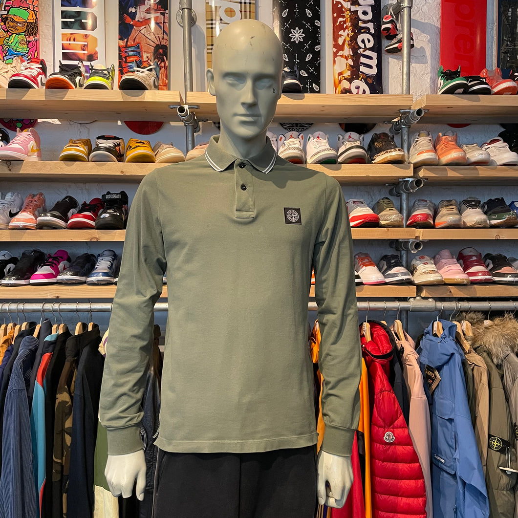 Stone Island L/S Polo Green