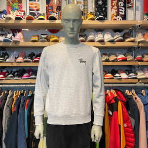 Stussy 'Logo' Crewneck Grey