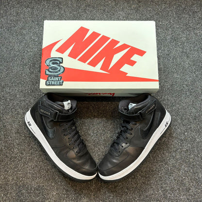 Nike X Stussy Air Force 1 Mid 'Black'