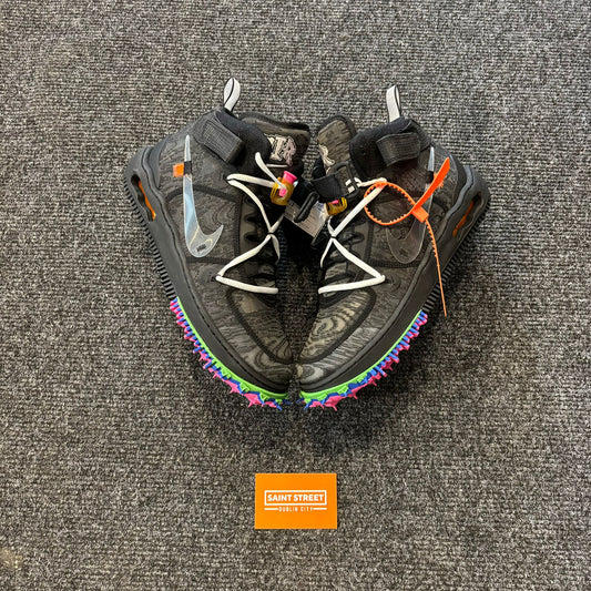 Off White AF1 Mid Black