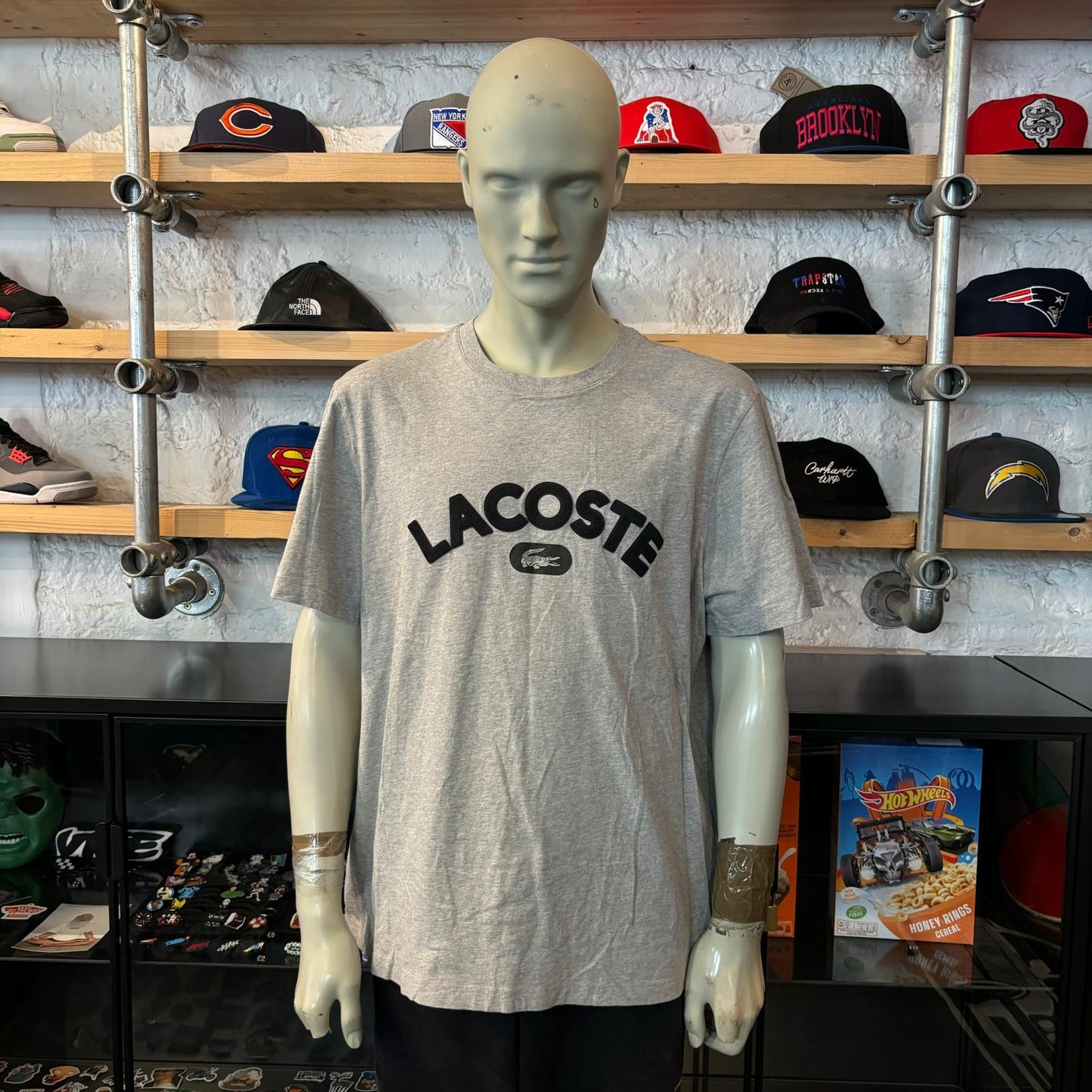 Lacoste Crocodile Tee Grey/Black