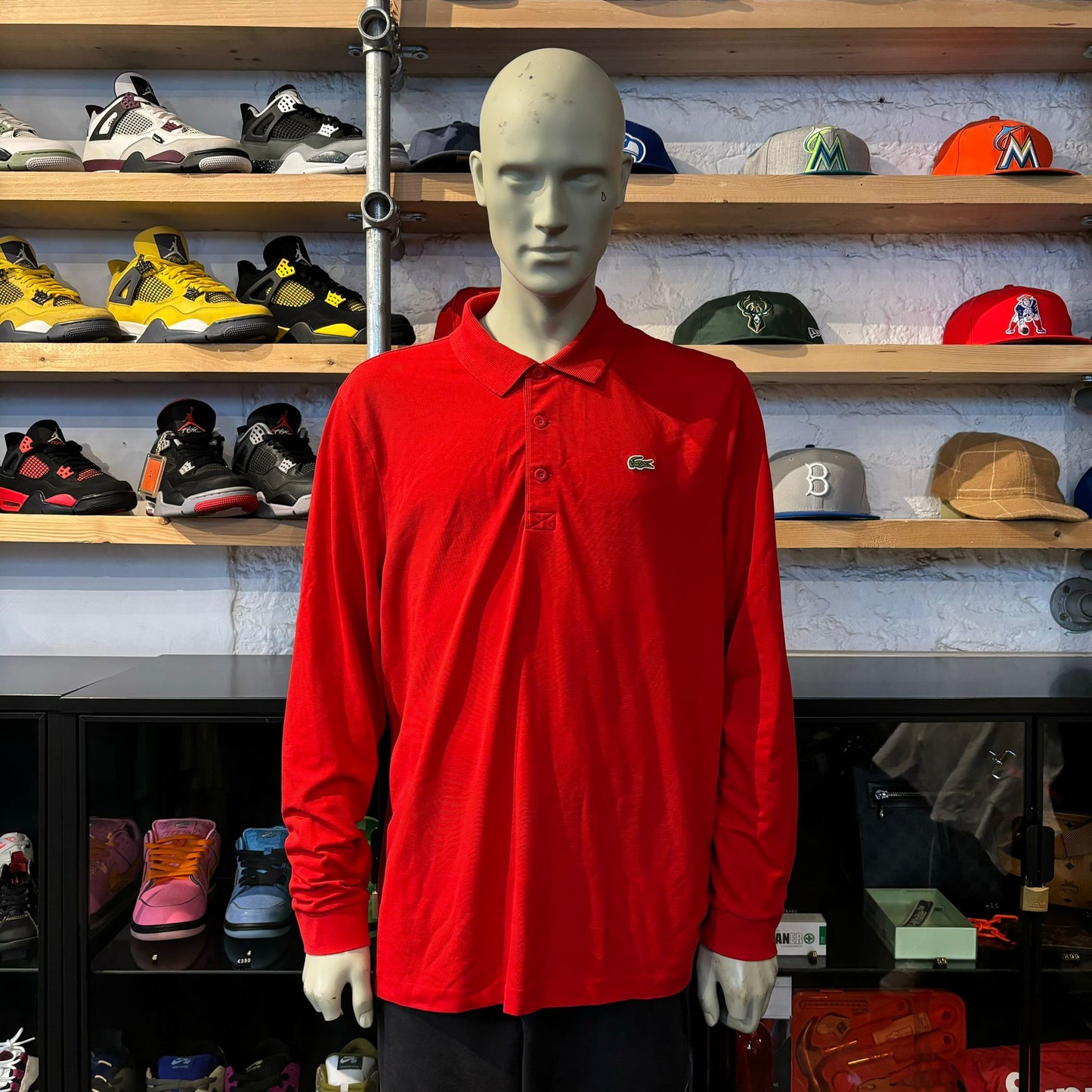 Lacoste Polo LS Red