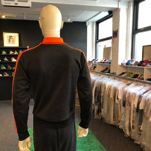 Carhartt Track Jacket Black/Orange