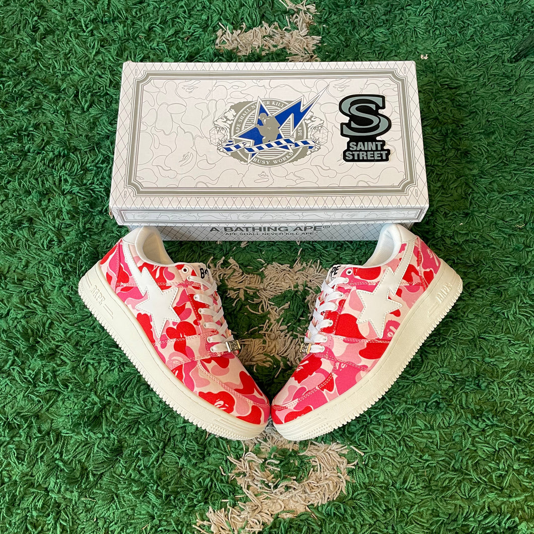 Bape Pink Camo Bapesta 20th Anniversary