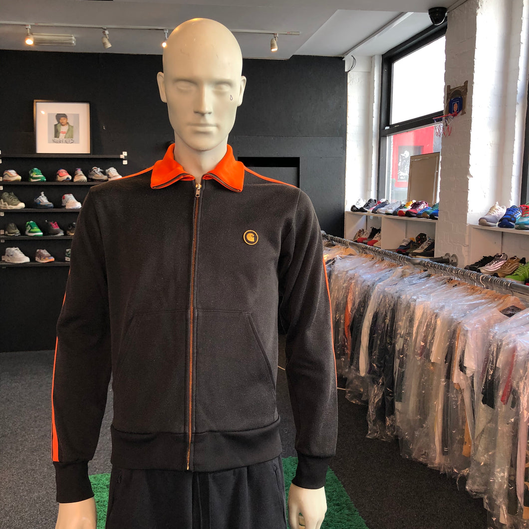 Carhartt Track Jacket Black/Orange