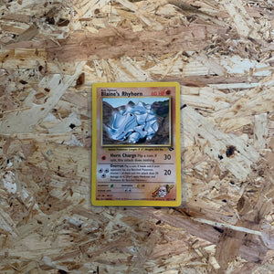 Gym Leader Set 'Blaine's Ponyta Common 64/132, Blaine's Rapidash Uncommon 33/132, Blaine's Vulpix Common 66/132, Blaine's Rhyhorn Common 65/132, Blaine's Doduo Common 61/132, Blaine's Mankey Common 63/132 (Gym Challenge)