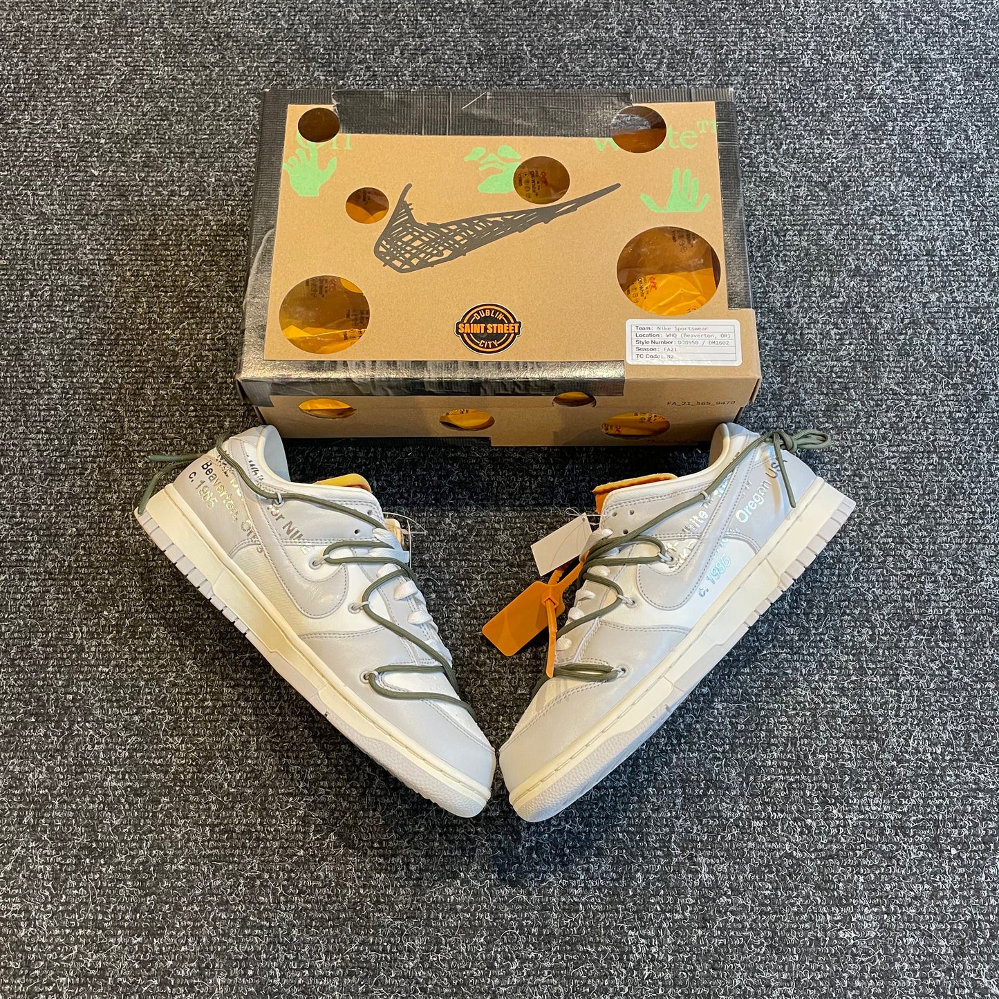 Nike X Off White Dunk Low 'Lot 22'