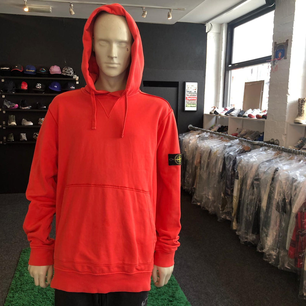 Stone Island Hoodie Orange
