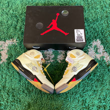 Load image into Gallery viewer, Jordan X Off-White Air Jordan 5 &#39;Sail&#39;
