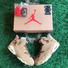 Load image into Gallery viewer, Air Jordan 6 X Travis Scott &#39;British Khaki&#39;
