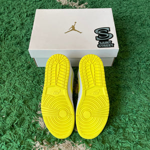 Air Jordan 1 Mid 'Voltage Yellow' (W)