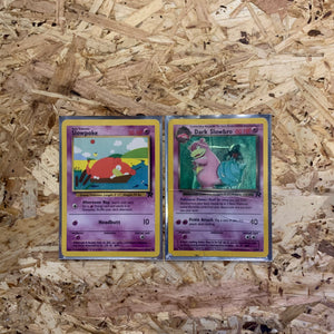 Pokemon Evolution Duo 'Slowpoke Common 67/82, Dark Slowbro Holo Rare 12/82' (Team Rocket)