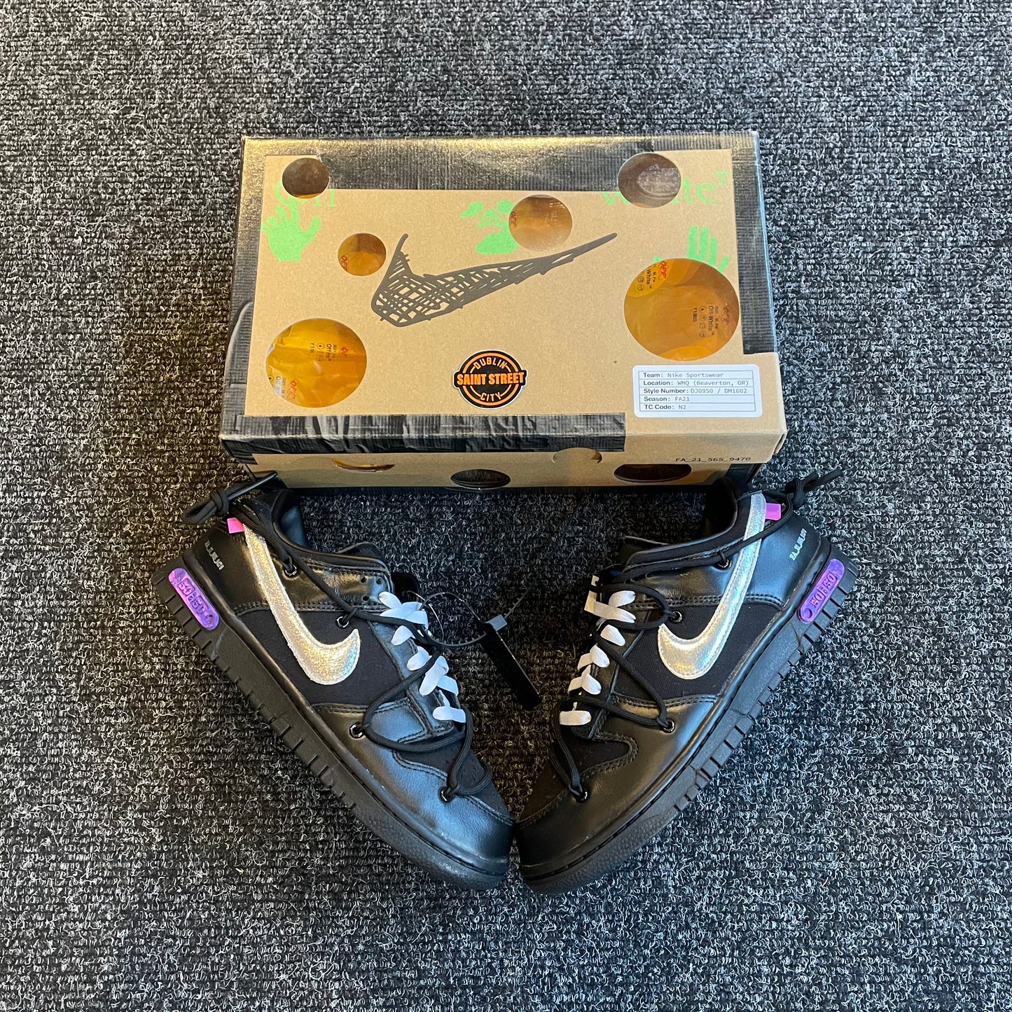 Nike X Off White Dunk Low 'Lot 50'