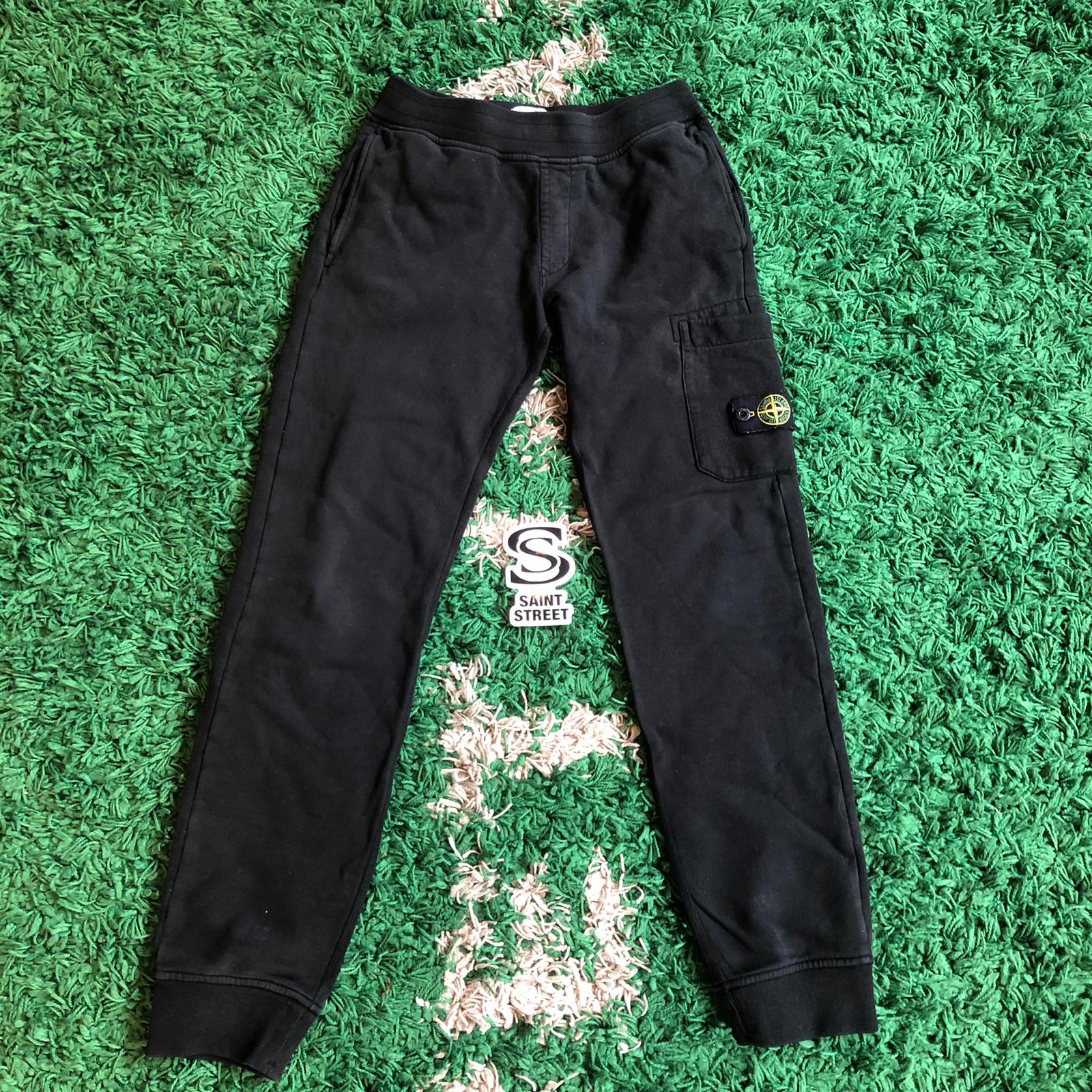 Stone island junior black joggers 2025