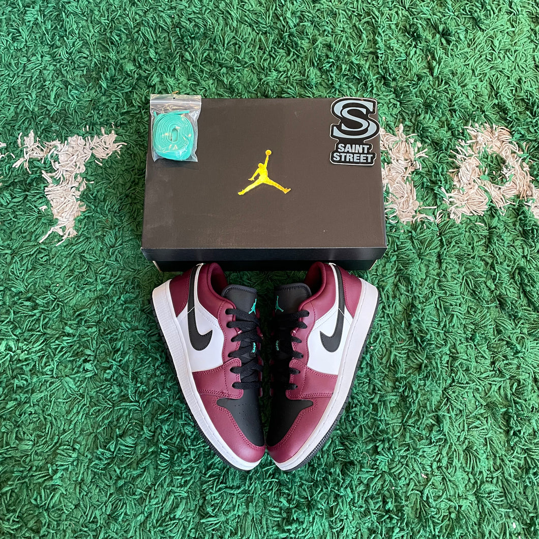 Air Jordan 1 Low ' Dark Beetroot Roma Green’
