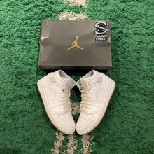 Load image into Gallery viewer, Jordan 1 Mid &#39;White/Wolf Grey&#39;
