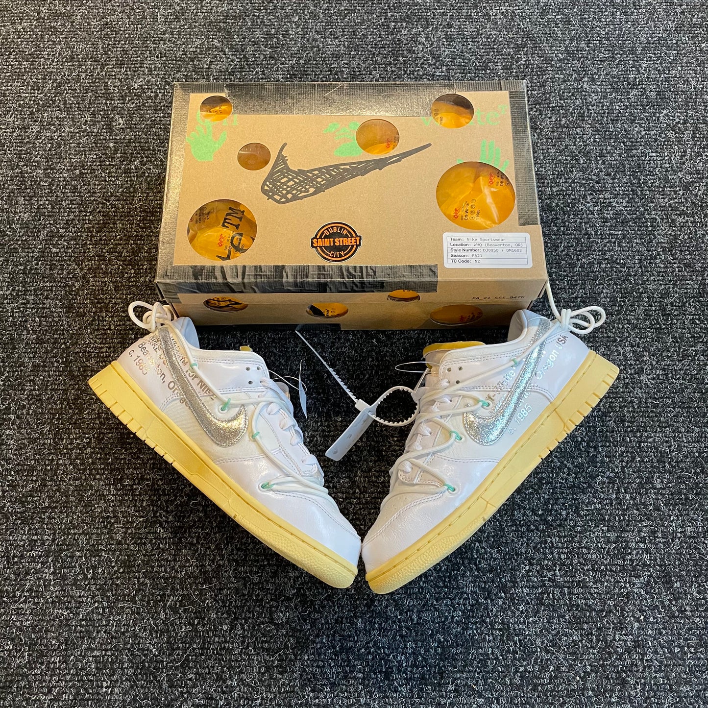 Nike X Off White Dunk Low 'Lot 01'